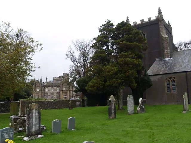 Aldingham Hall and St.Cuthbert's Church, Aldingham