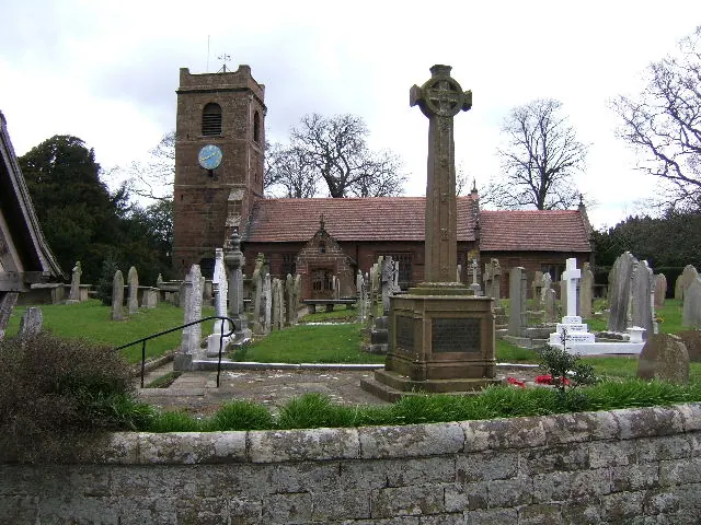 St. Bartholomew's Church,and War Memorial, Great Barrow