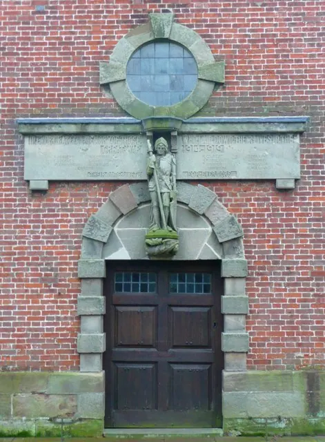 War memorial on St Peter's Church, Marchington