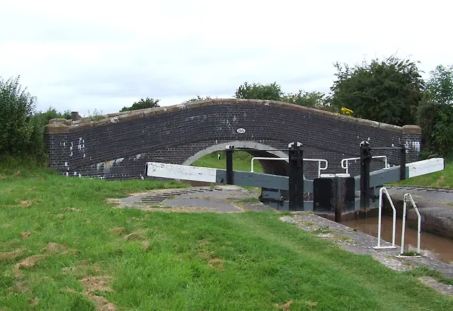 Hack Green Bridge and Lock No 1, Shropshire Union Canal