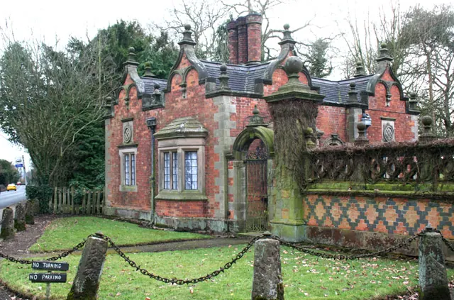 Gate lodge of Dorfold Hall, near Acton