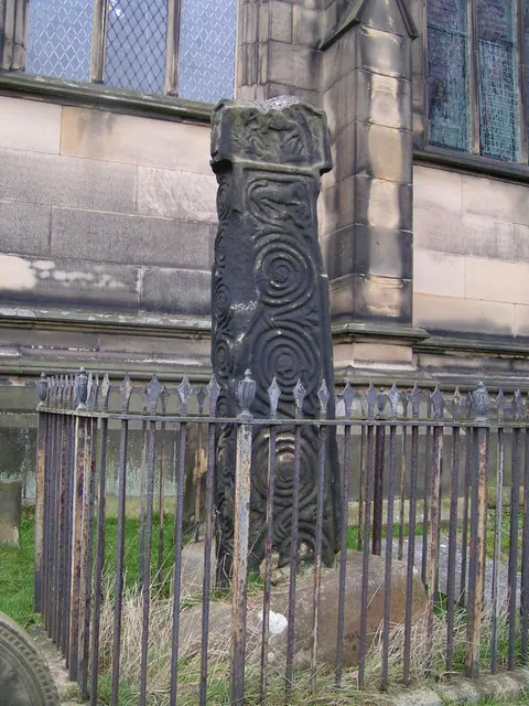 Saxon cross, All Saints' Church, Bakewell