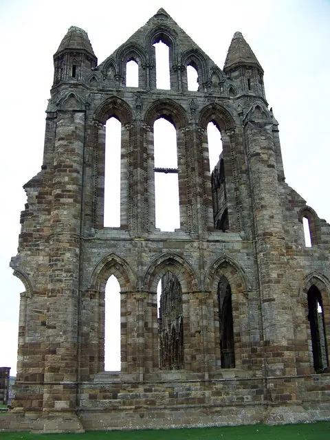 Whitby Abbey, east facade