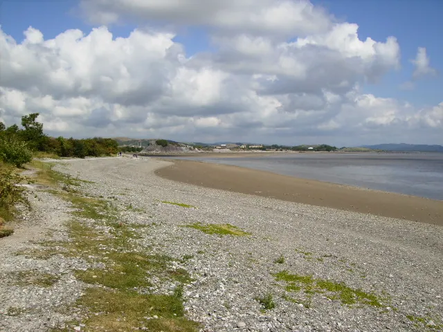 The beach near Conishead Priory