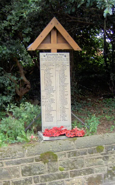 First world war (European) memorial.