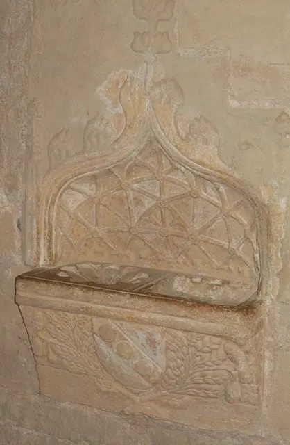 Piscina, Markenfield Hall Chapel