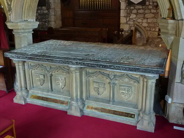 The Tomb of Sir Ralph Pudsay, St Peter and St Paul's Church, Bolton-by-Bowland.