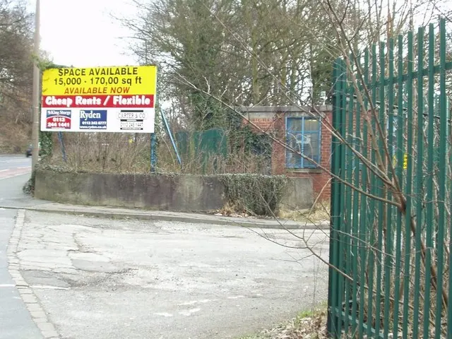 Kirkstall Forge entrance from Abbey Road, Hawksworth