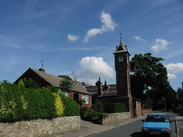 Clock at Copt Hewick School near Ripon