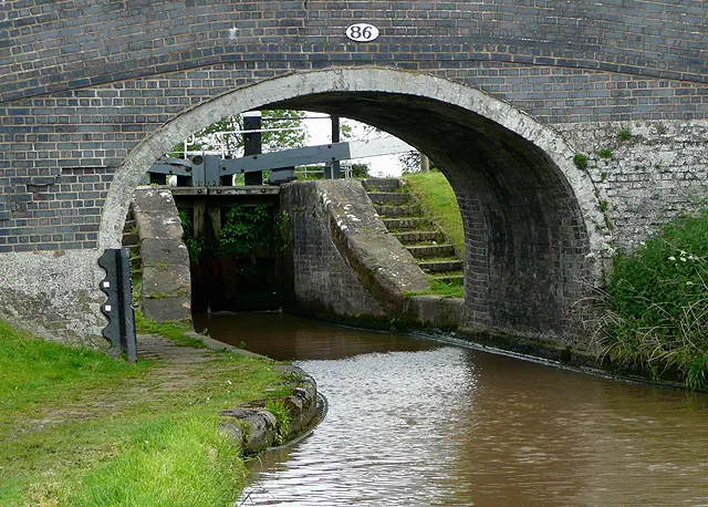 Bridge No 86 and Hack Green Top Lock, Cheshire