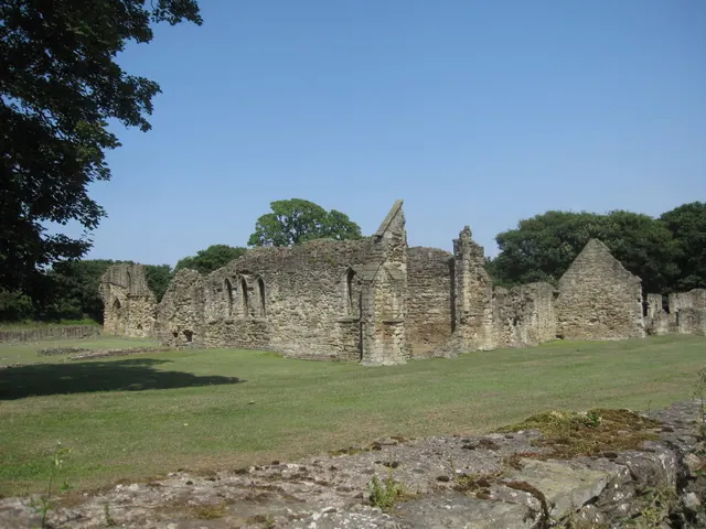 Basingwerk Abbey ruins