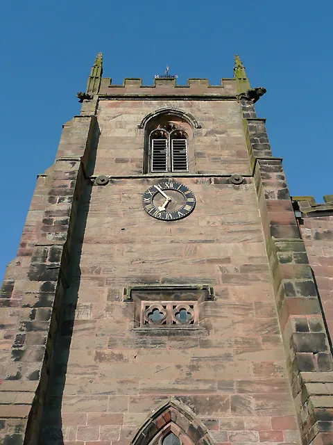 St James's Church tower, Audlem, Cheshire