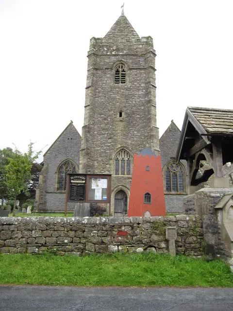 St Oswald's tower, and tower appeal cut out