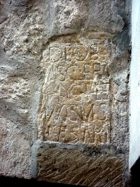 Roman inscription, Tunstall Church