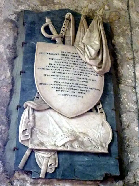 Memorial plaque, Tunstall Church