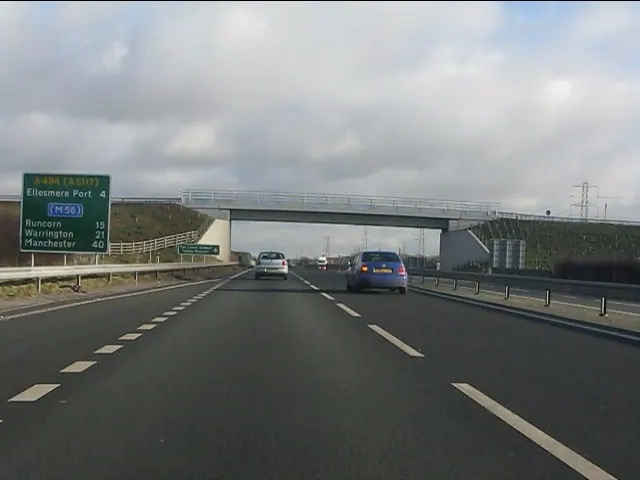 New bridge across the A494