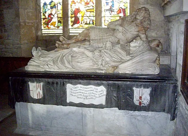 Smithson tomb chest, St John the Baptist church, Stanwick