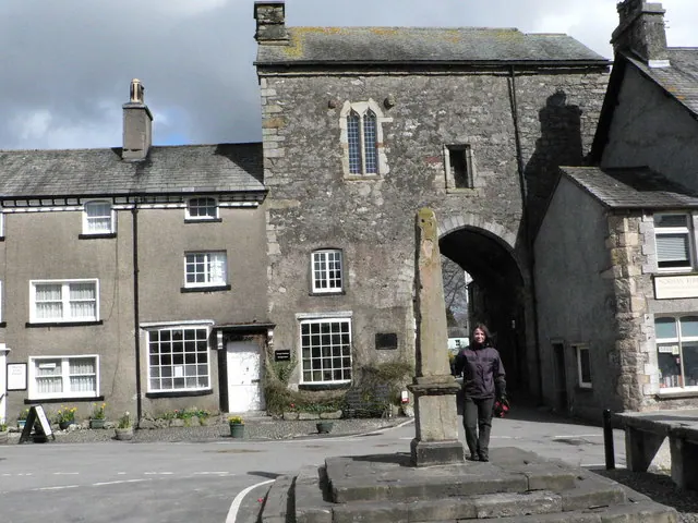 Cartmel Village Cross and Priory Gatehouse