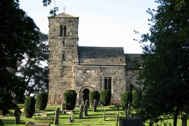 The Saxon church at Kirk Hammerton