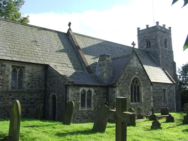 St Michael's churchyard (rear view) Catwick