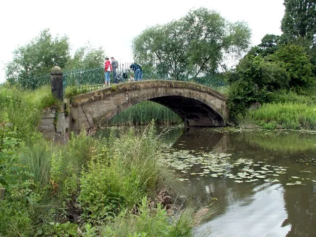 The bridge into Cannon Hall Country Park from Tivy Dale