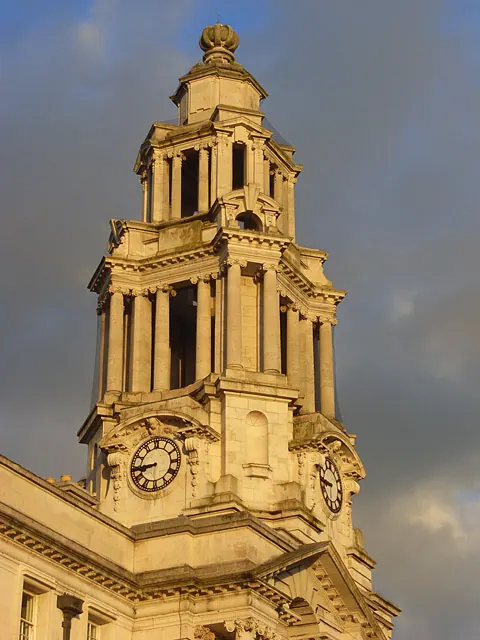 Clock tower, Stockport Town Hall