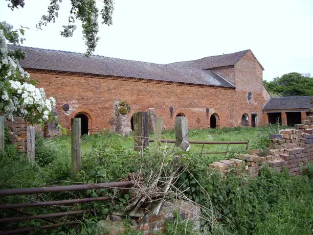Barn at back of Betley Old Hall