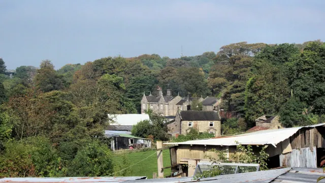 Looking across to Biddulph Old Hall