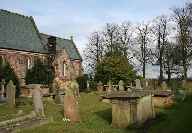 Graveyard of St Peter's Church, near Bradfield Green