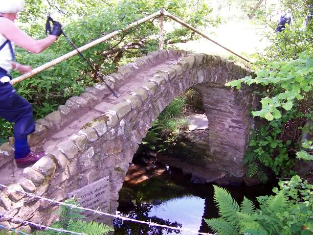 Arthur Adamson Memorial Bridge across Timble Gill Beck