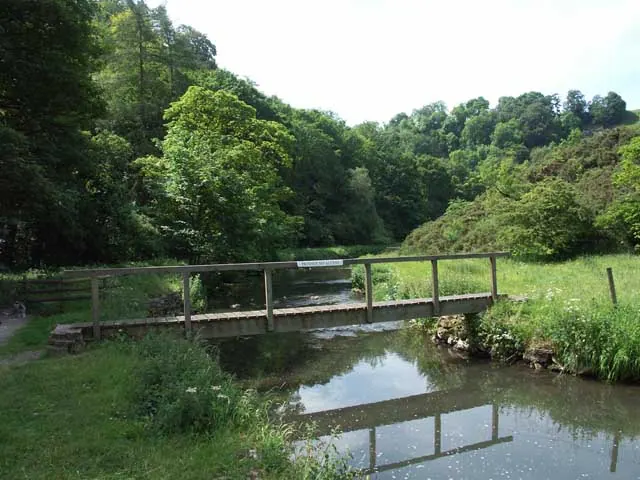 Private footbridge in Milldale