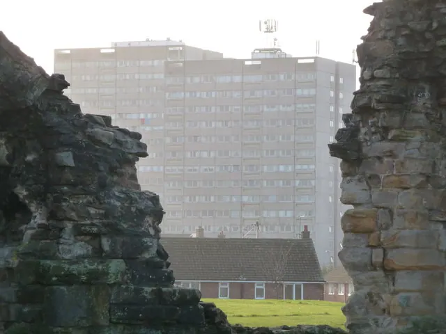 Castle Heights high rise tower blocks, Flint