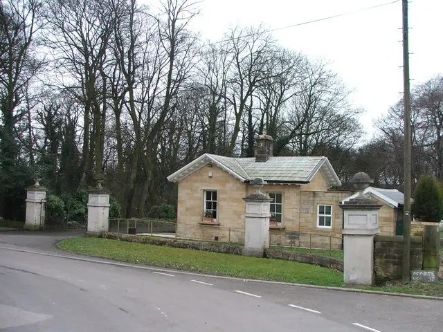 Leventhorpe Hall gate lodge.