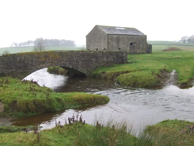 Bridge Over Otterburn Beck (and barn)