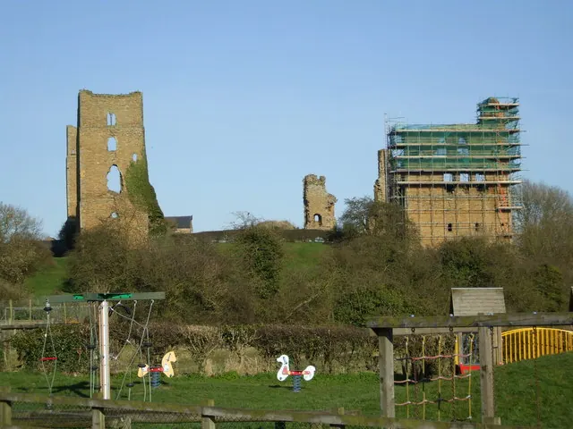 HBR Scaffolding covers the SW Tower