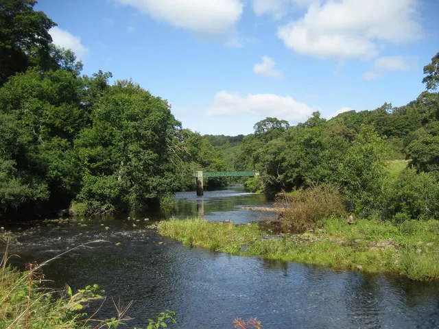 Footbridge across the River Tees
