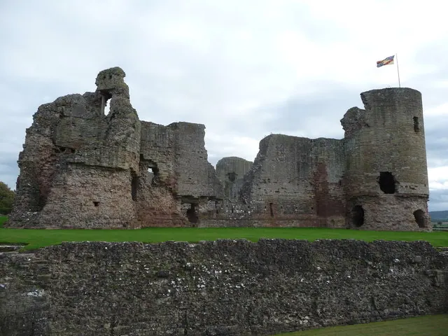 The ruins of Rhuddlan Castle