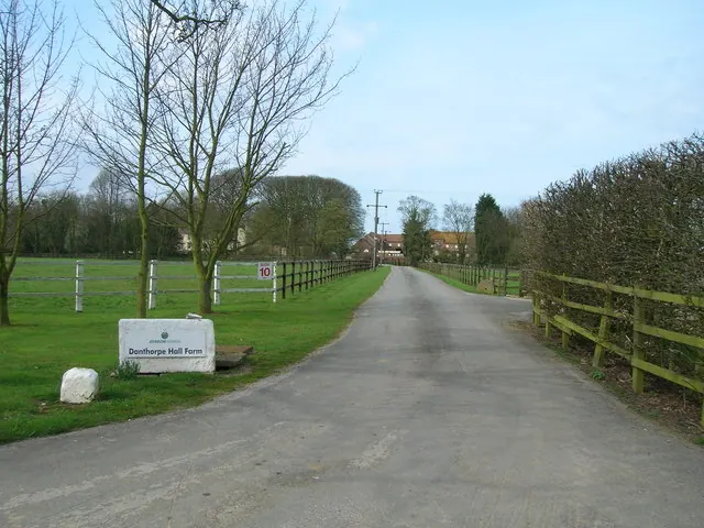 Track to Danthorpe Hall Farm