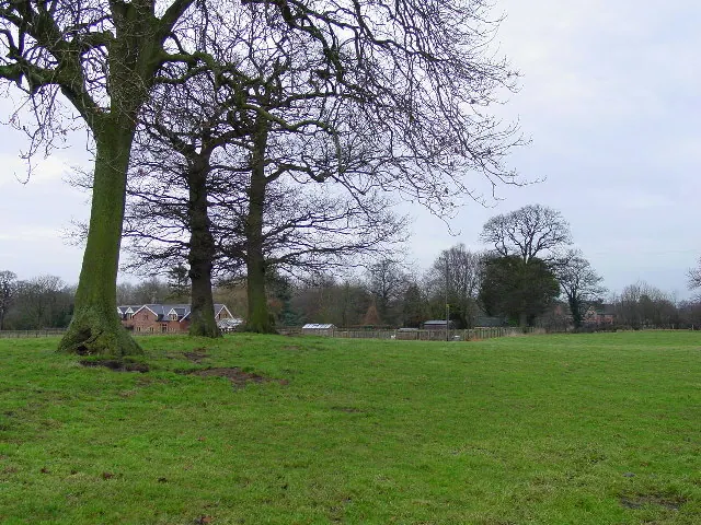 On footpath south of Old Hall near Swettenham