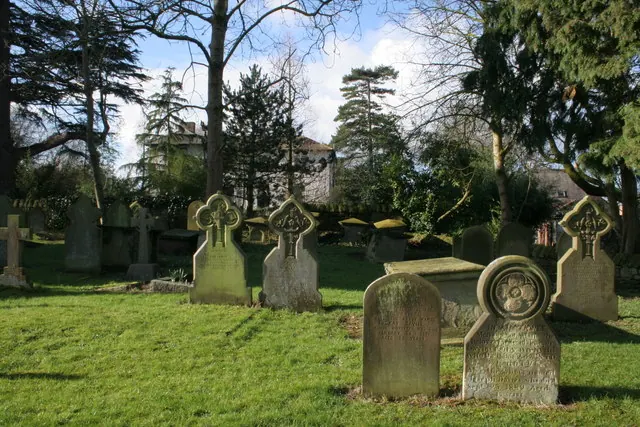 St Mary's Churchyard & The Old Rectory in the background