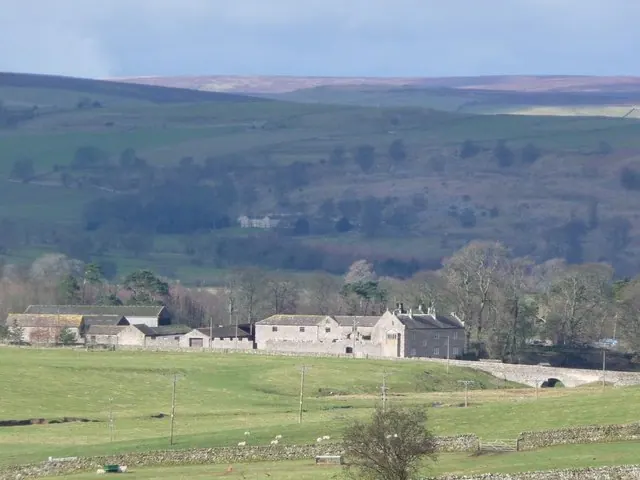 Walburn Hall and Walburn Bridge