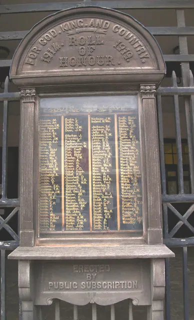 South Cave Roll of Honour