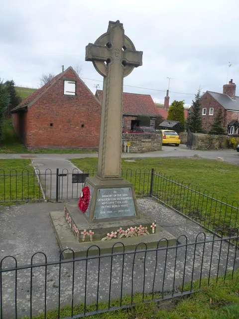 War Memorial in memory of the men of Sutton-Cum-Duckmanton