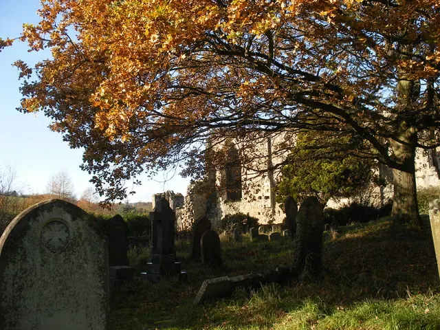 Graveyard at St Agatha's by Easby Abbey