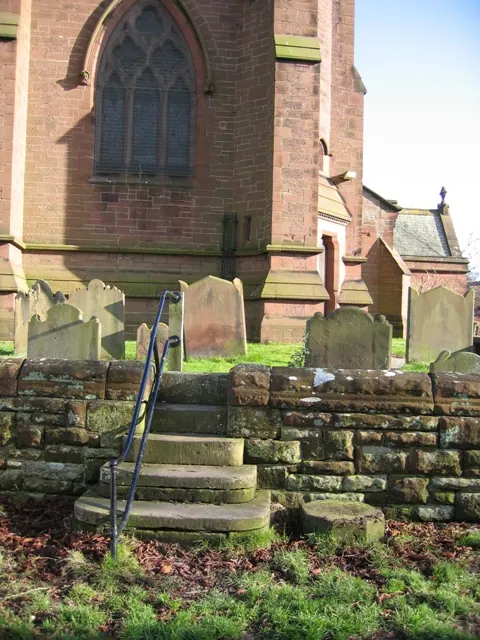 Churchyard Steps, Aldford.