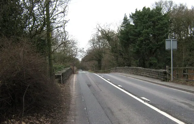 Across the station bridge