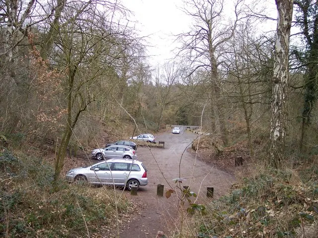 Car park at Barnsbridge Gate, Delamere Forest