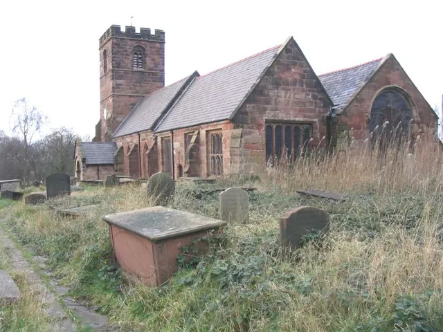 St Mary's, Thornton-le-Moors, from the graveyard