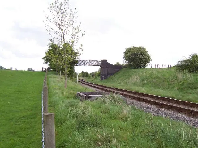 Footbridge over the Embsay and Bolton Abbey Steam Railway Line