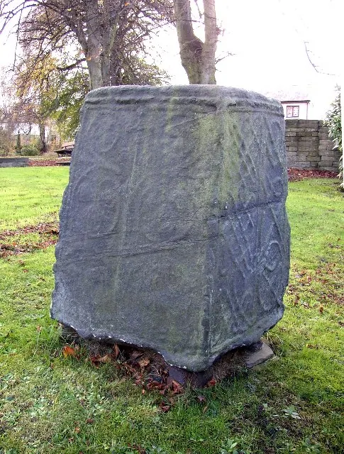 Cross base in Rastrick Churchyard